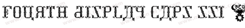 Fourth Display Caps SSi字体转换